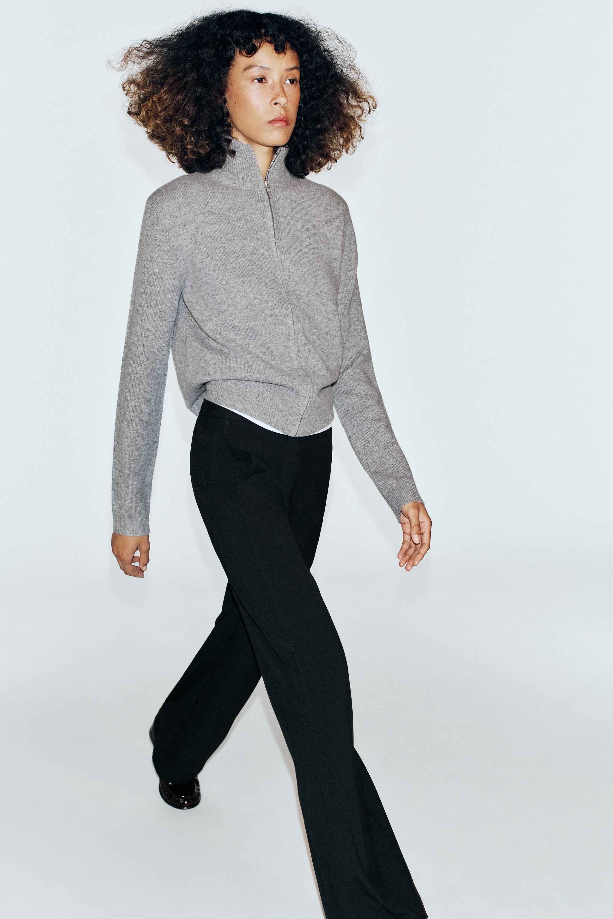 MID-RISE STRAIGHT-LEG PANTS